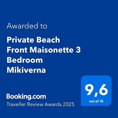 Hébergement de vacances Private Front Maisonette 3 Bedroom Mikiverna Kalyves Polygyrou